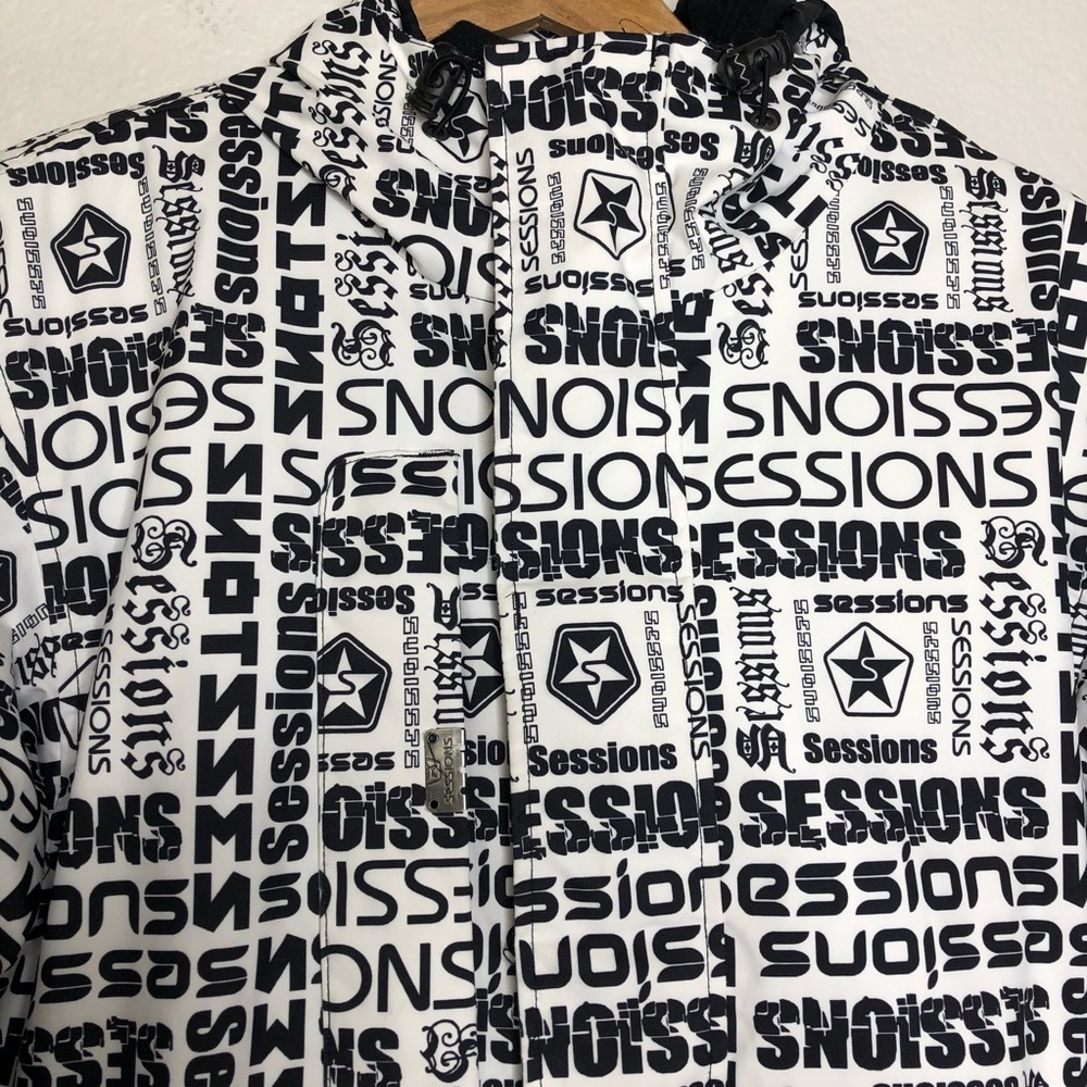 SOLD Sessions Snowboard Ski Jacket Insulated - Picture 8 of 12